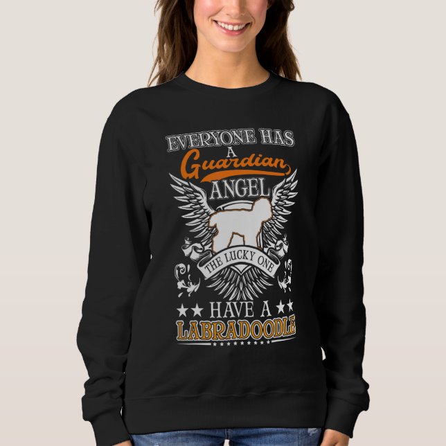 Sudadera Labradoodle Ángel de la Guarda Ángel de la Guarda (Anverso)