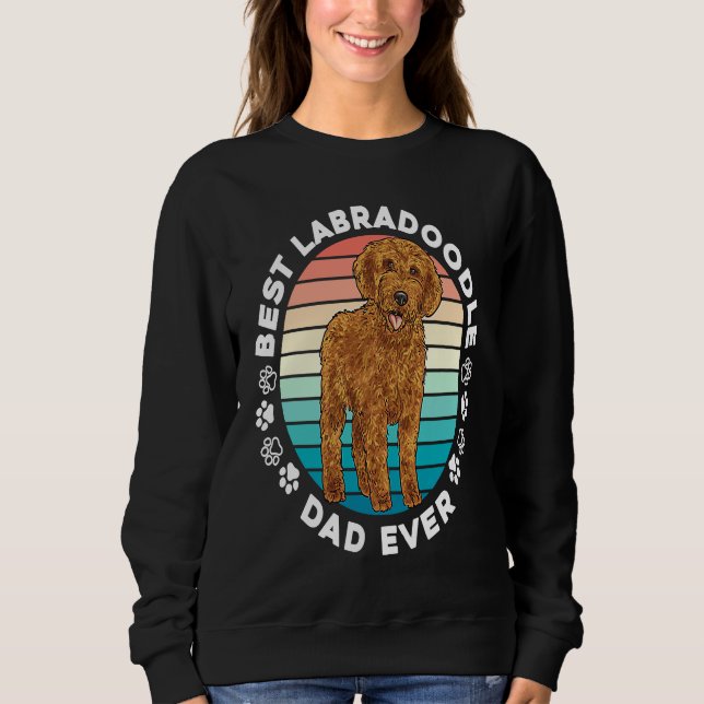 Sudadera Labradoodle Dog  Best Labradoodle Dad Ever (Anverso)