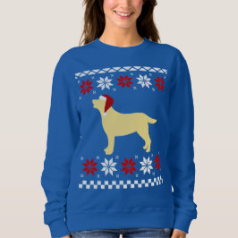 Sudadera Labrador amarillo Silhouette Santa Navidades