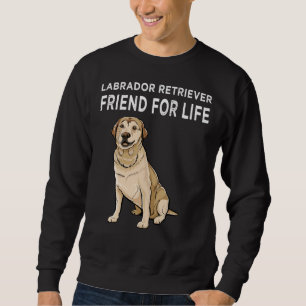 Sudadera Labrador, amigo recuperador de la amistad con los 