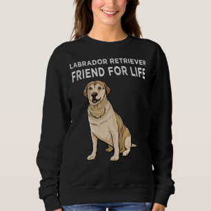 Sudadera Labrador, amigo recuperador de la amistad con los 