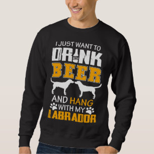 Sudadera Labrador Dad Fathers Day Lab Retriever Doer Beer