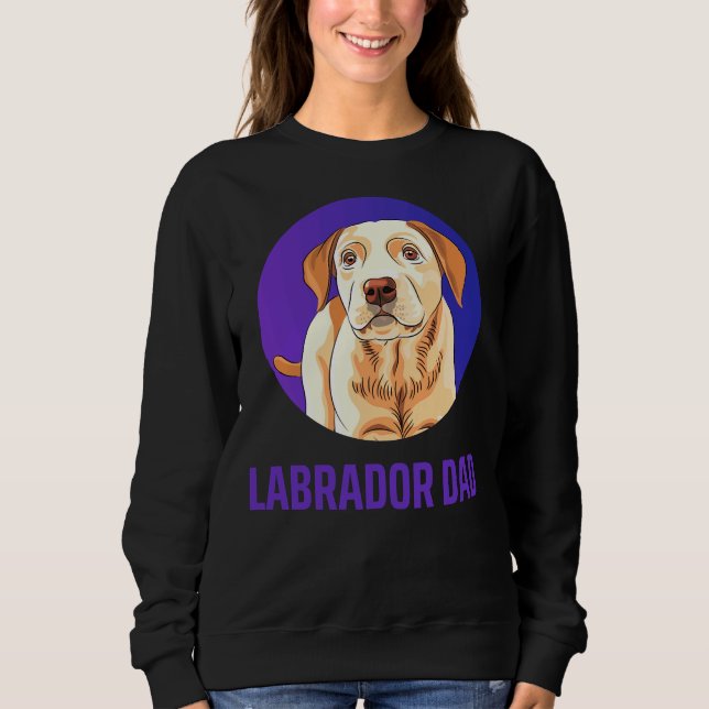 Sudadera Labrador Dad For Dog (Anverso)