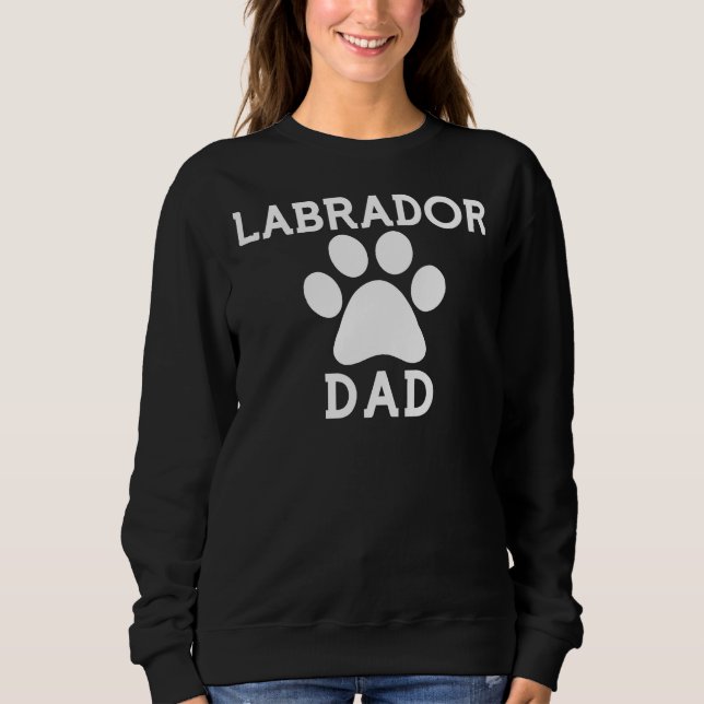 Sudadera Labrador Dad Paw (Anverso)