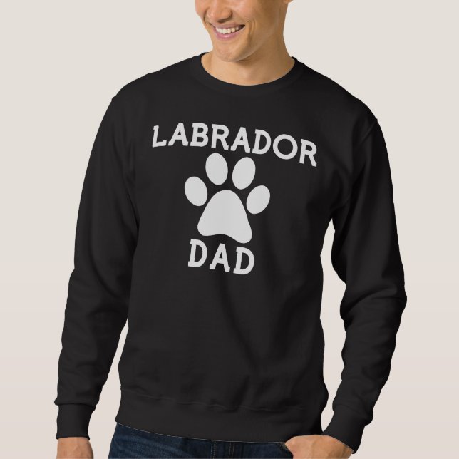 Sudadera Labrador Dad Paw (Anverso)