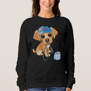 Sudadera Labrador de cachorro pálido