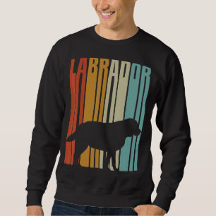 Sudadera Labrador de estilo retro 1970