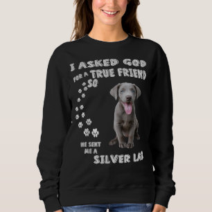 Sudadera Labrador de perro cita a mamá papá imprimir Si