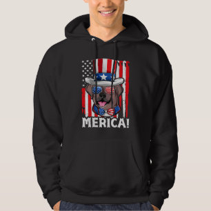 Sudadera Labrador Estados Unidos vestimenta de perro patrió