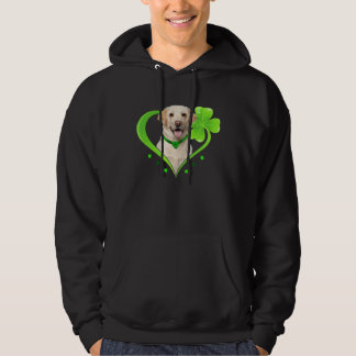 Sudadera Labrador In Shamrock Heart St Patricks Day  Dog