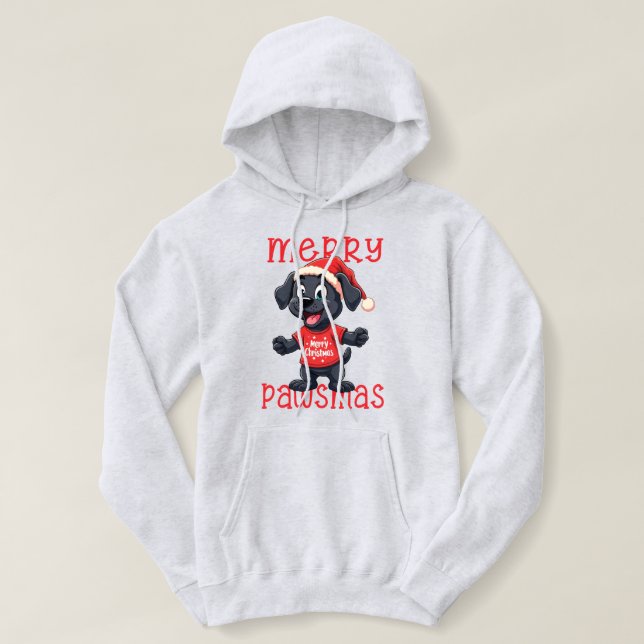 Sudadera Labrador Love for Christmas (Diseño del anverso)
