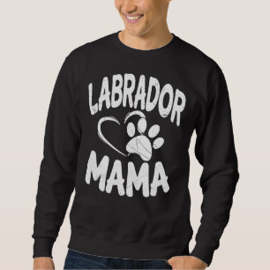 Sudadera Labrador Mama Breeder Dog Lab La Madre Dueña Face 
