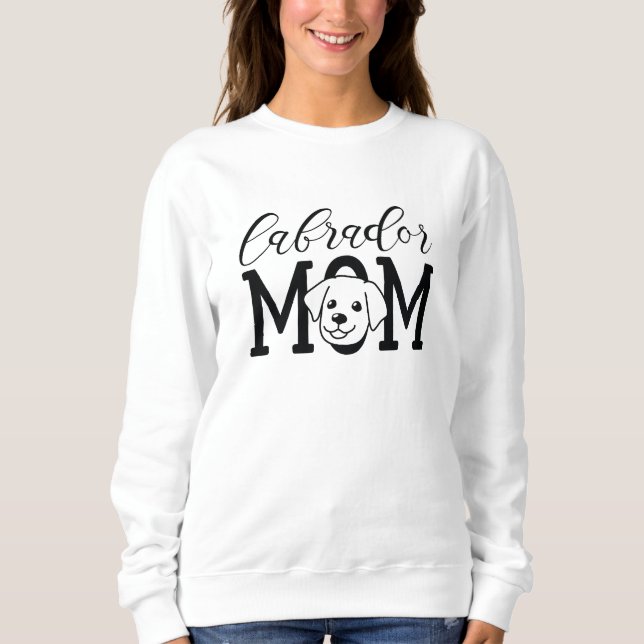Sudadera Labrador Mom (Anverso)