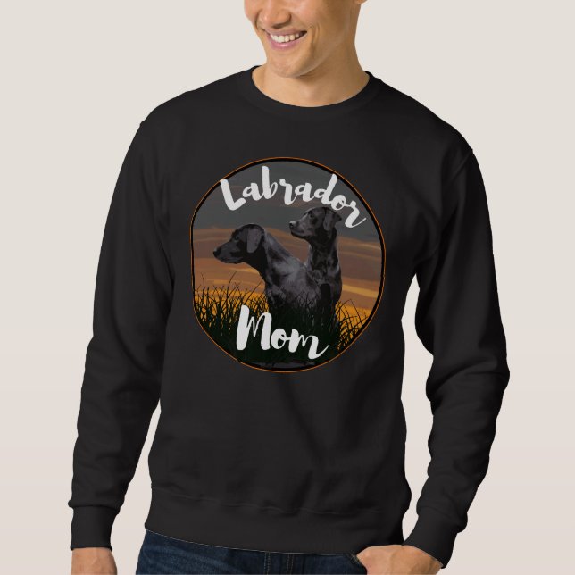 Sudadera Labrador Mom Labrador Retriever (Anverso)