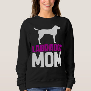 Sudadera Labrador Mom Rosa