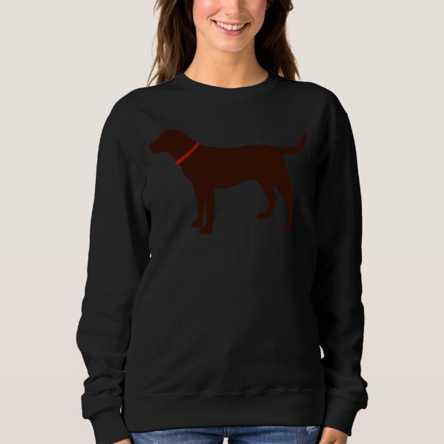 Sudadera Labrador negro (Anverso)