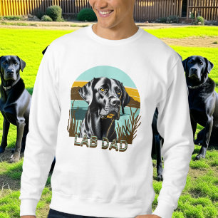 Sudadera Labrador negro   Lab Dad