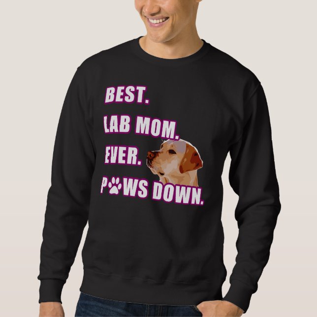 Sudadera Labrador para mujeres Labrador Amarillo Recuperado (Anverso)