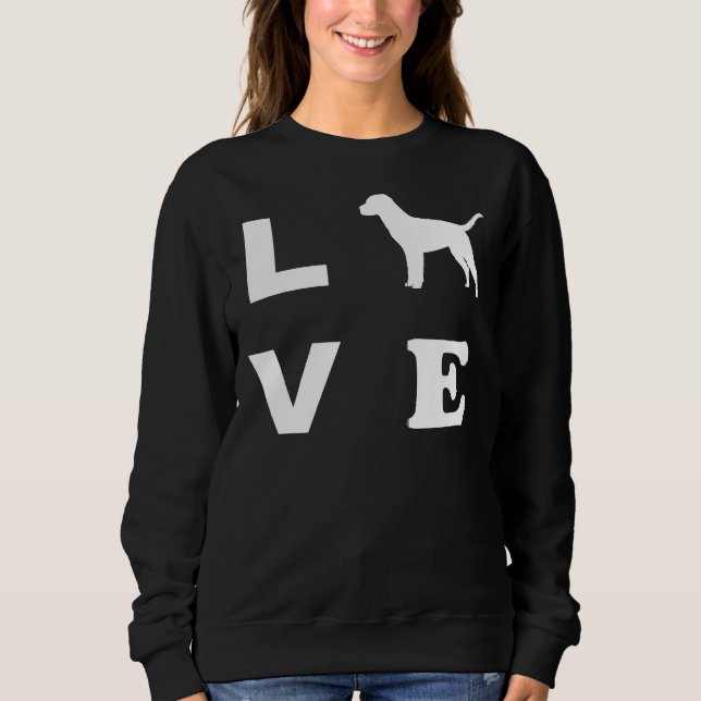 Sudadera Labrador Perro Amor (Anverso)