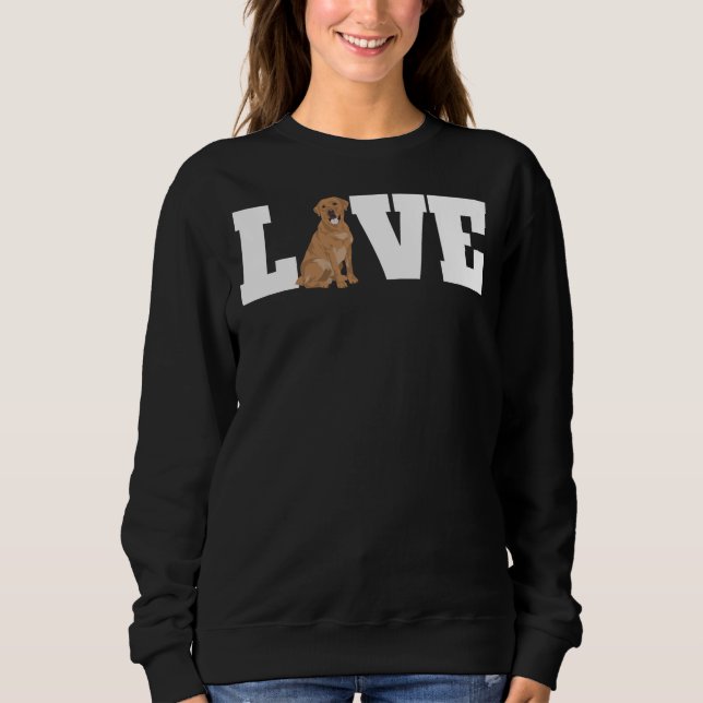 Sudadera Labrador Perro Amor 245 (Anverso)