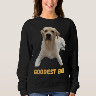 Sudadera Labrador perro lindo perro bueno chico malo B