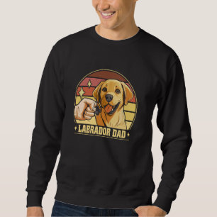 Sudadera Labrador Perro padre padre padre padre lindo Retro