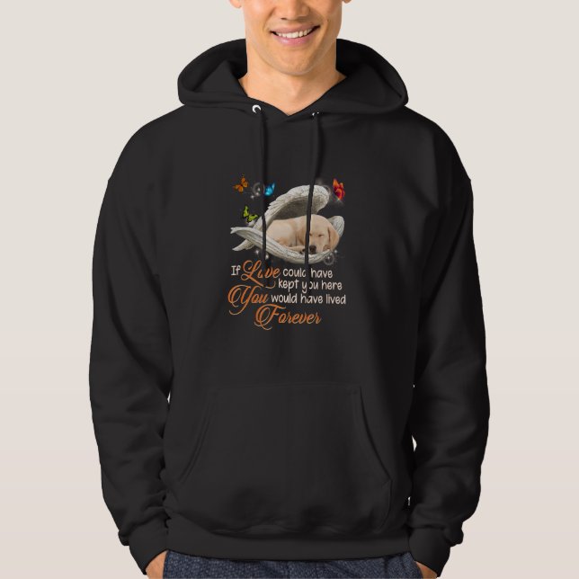 Sudadera Labrador Perro Paw Amor La Pérdida De Perro Hermos (Anverso)