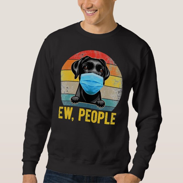 Sudadera Labrador perro perro oreja personas triple mezcla (Anverso)