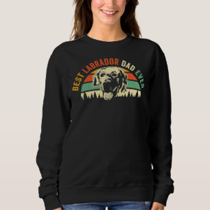 Sudadera Labrador perro recuperador papá o negro retro de l