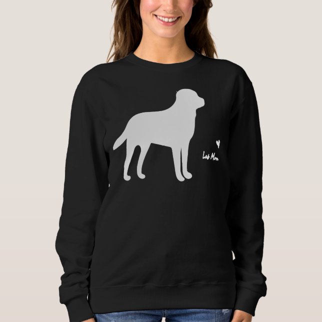 Sudadera Labrador Perros Lab Mamá Cute Labrador Propietario (Anverso)