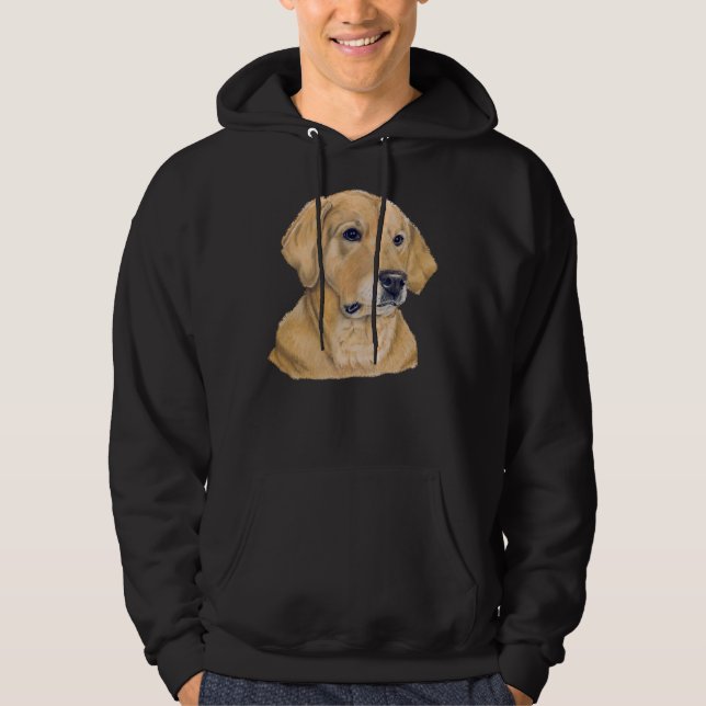 Sudadera Labrador recuperador amarillo P (Anverso)