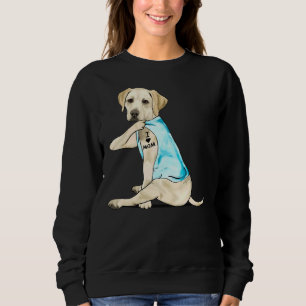 Sudadera Labrador recuperador amo a mamá Tattoos