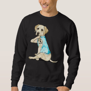 Sudadera Labrador recuperador amo a mamá Tattoos