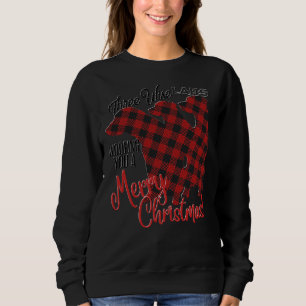 Sudadera Labrador Recuperador Búfalo Jugar Feliz Navidad W