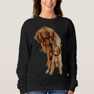 Sudadera Labrador Recuperador Cachorro Con Madre