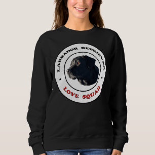 Sudadera Labrador recuperador de amor escuadrón
