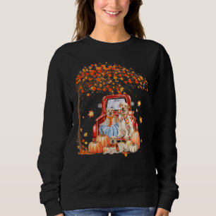 Sudadera Labrador recuperador de camionetas escarlata hoja