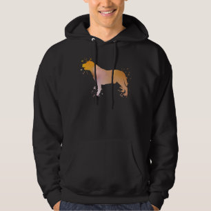 Sudadera Labrador Recuperador de color de agua silueta oscu