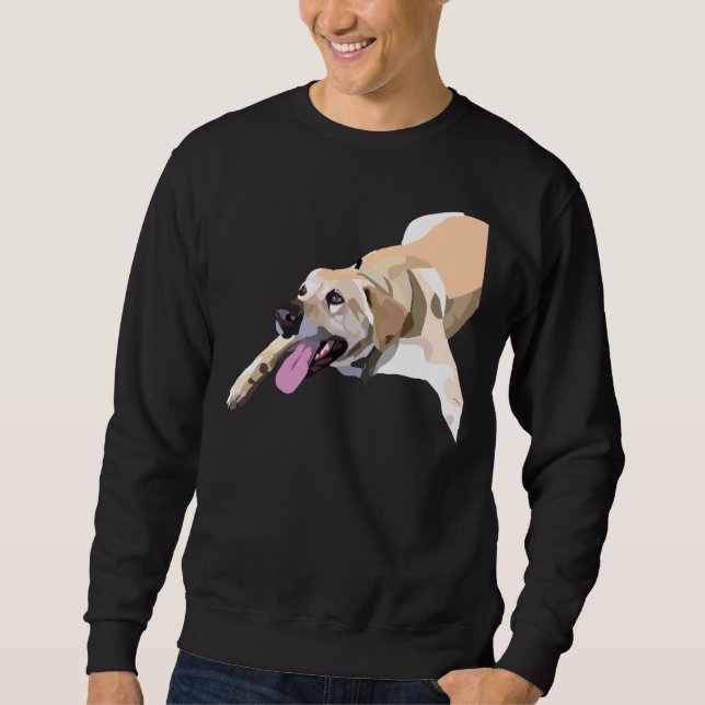 Sudadera Labrador recuperador de "laboratorio" (Anverso)
