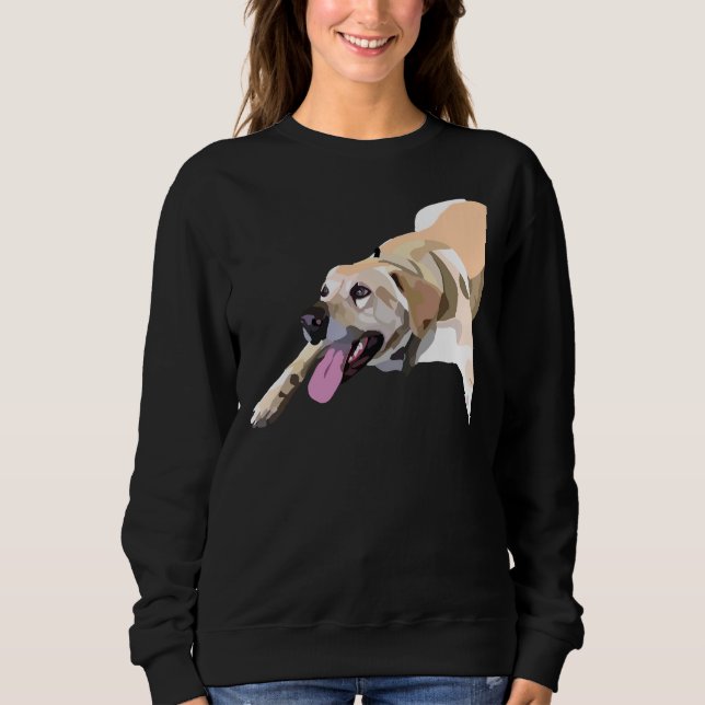 Sudadera Labrador recuperador de "laboratorio" (Anverso)