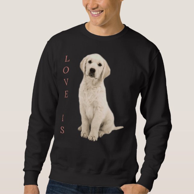 Sudadera Labrador Recuperador de Labrador White Lab Dog Mom (Anverso)