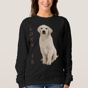 Sudadera Labrador Recuperador de Labrador White Lab Dog Mom