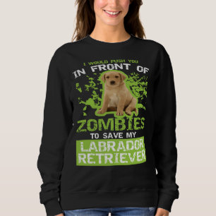Sudadera Labrador recuperador de zombies