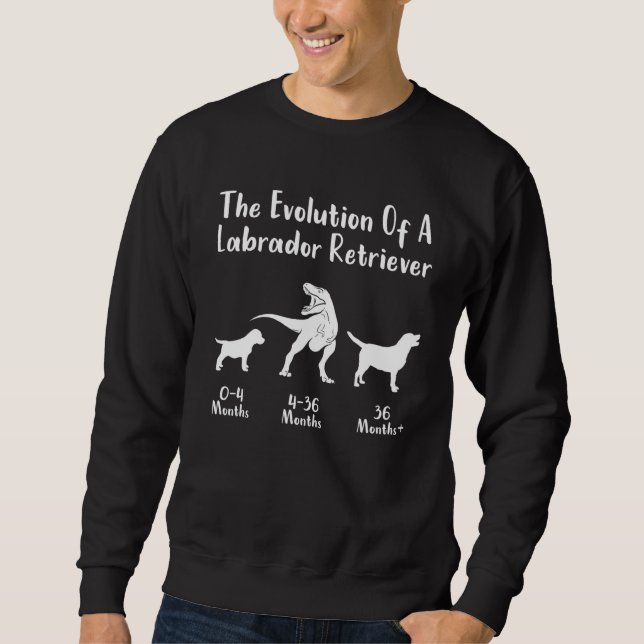 Sudadera Labrador Recuperador Evolución Labrador (Anverso)