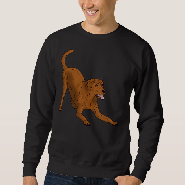Sudadera Labrador Recuperador Fox Red Play Bow (Anverso)