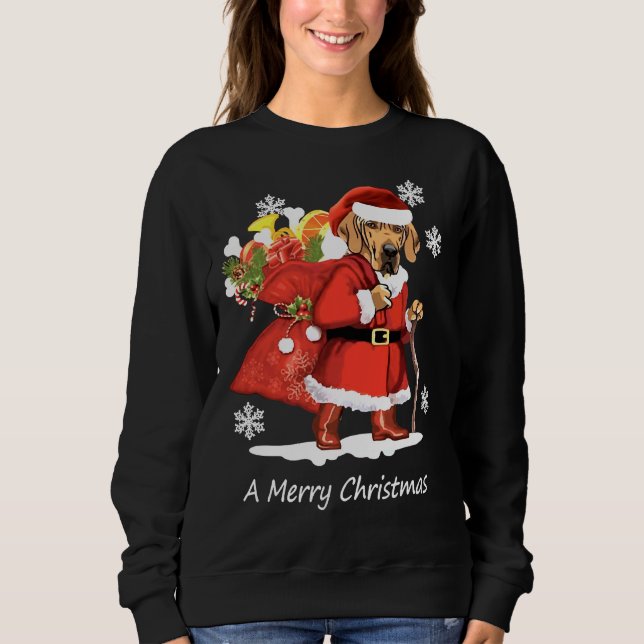 Sudadera Labrador Recuperador Navidades 107 (Anverso)