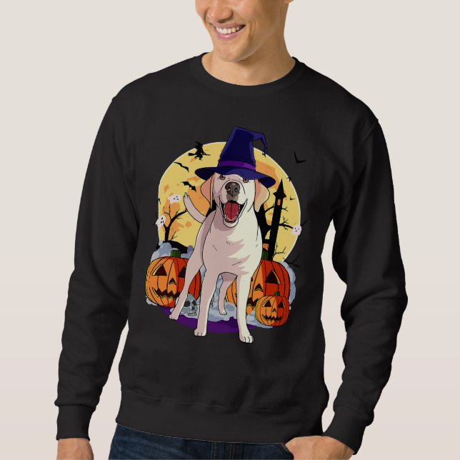 Sudadera Labrador recuperador perro de laboratorio lindo (Anverso)
