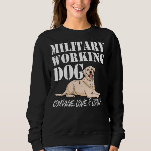Sudadera Labrador recuperador perro de trabajo militar vali