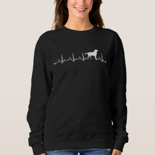 Sudadera Labrador Recuperador Perro Heartbeat Ekg Perro Mam