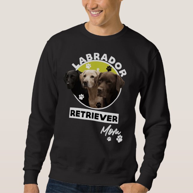 Sudadera Labrador recuperador perro mamá 119 (Anverso)